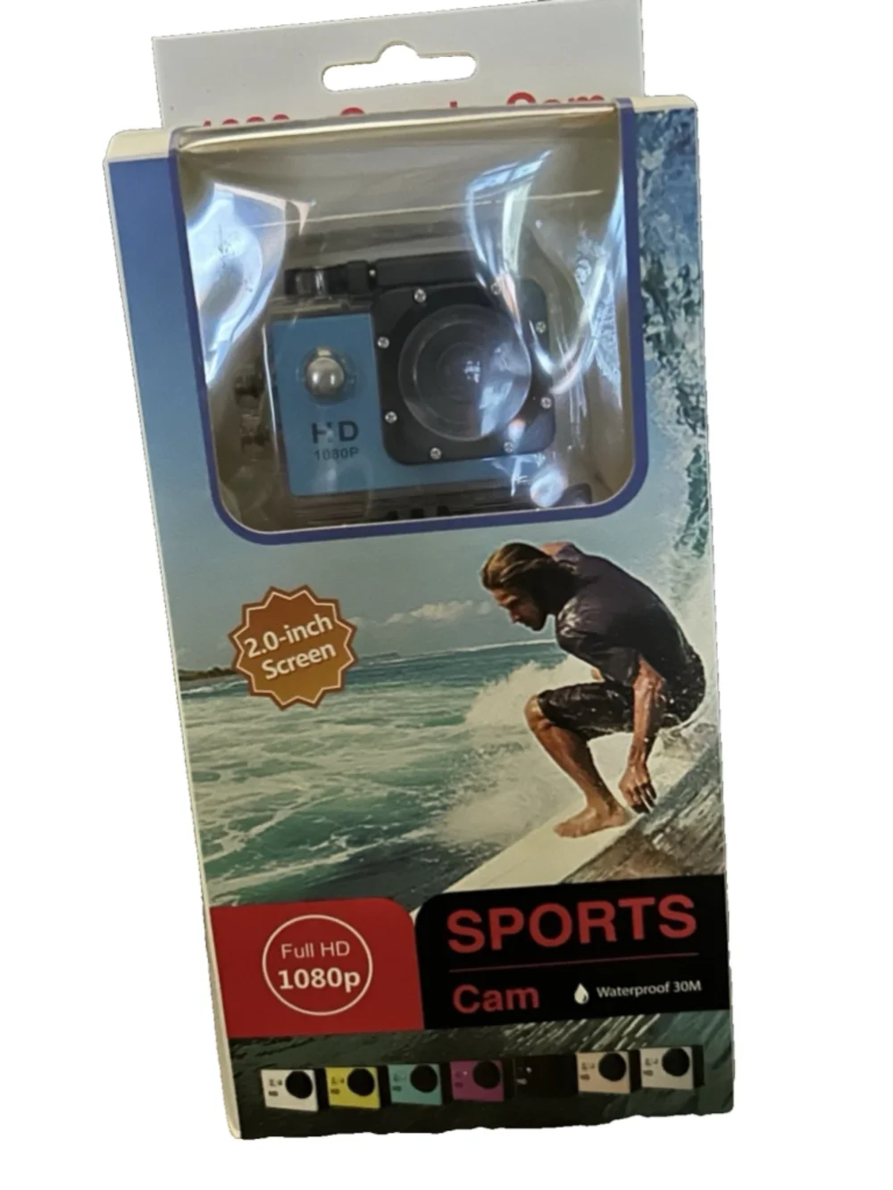 Sports Cam Full HD 1080P Waterproof 30M 2